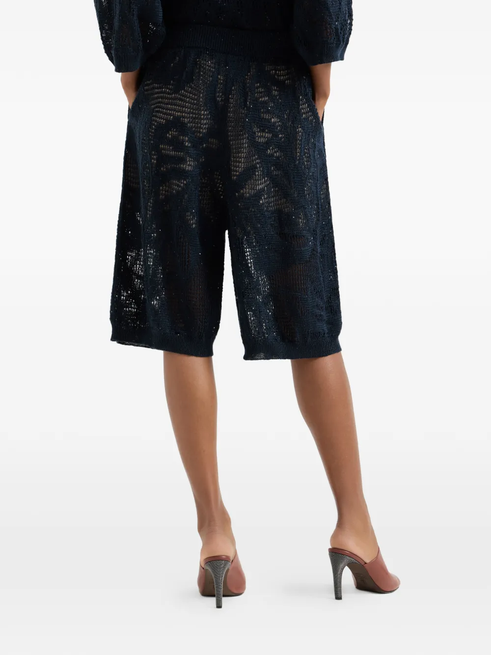 Brunello Cucinelli Bermuda shorts Blauw