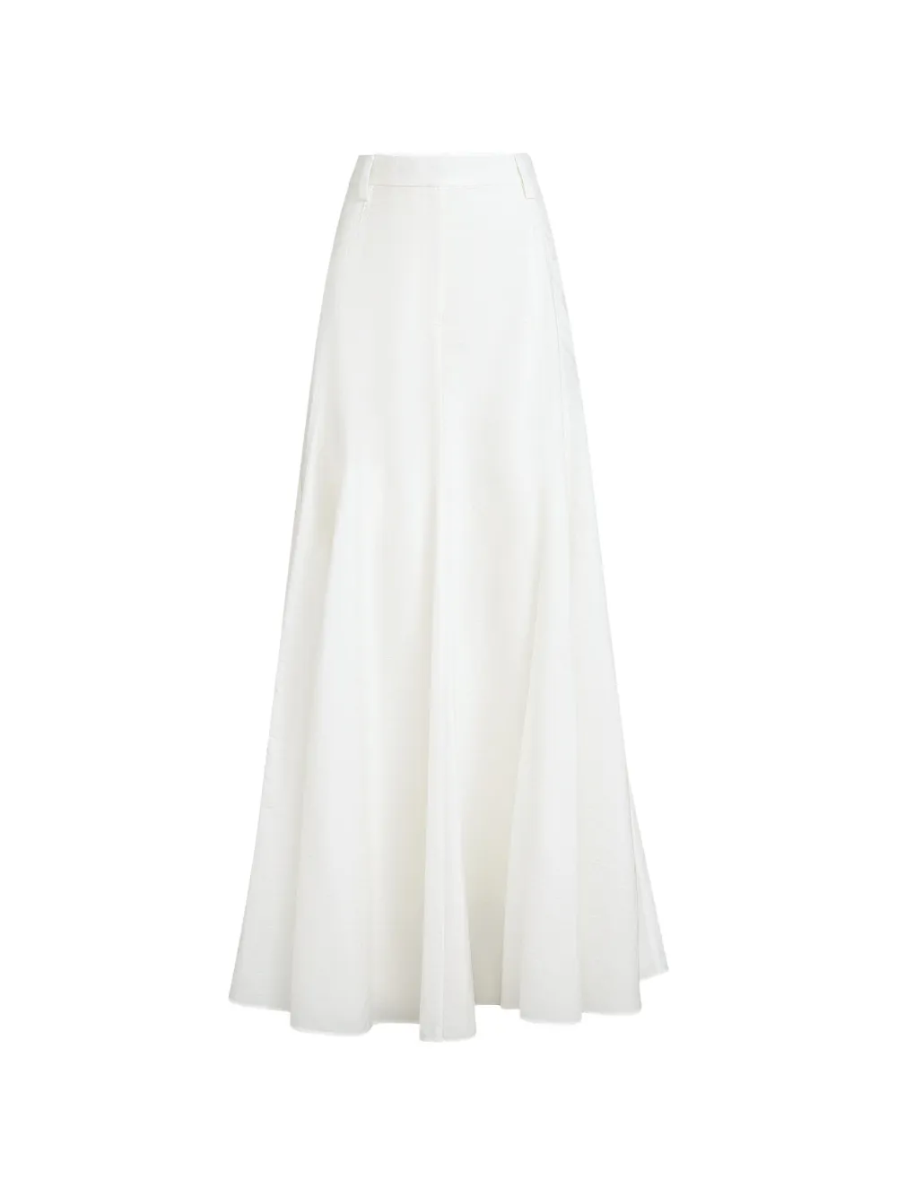 Brunello Cucinelli flared maxi skirt - Bianco