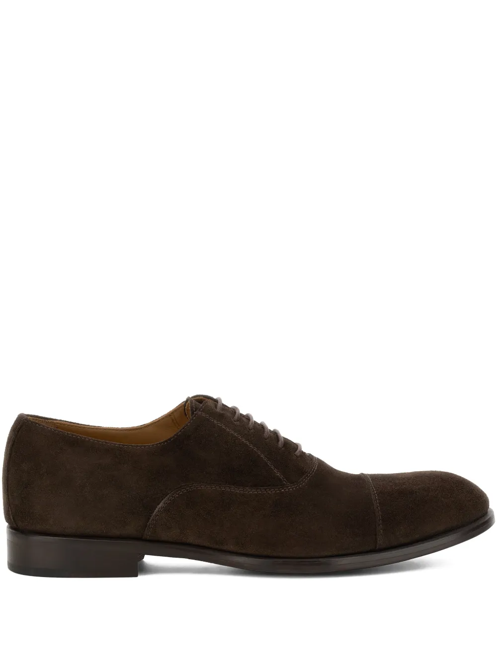 Boggi Milano suede Oxford shoes Bruin