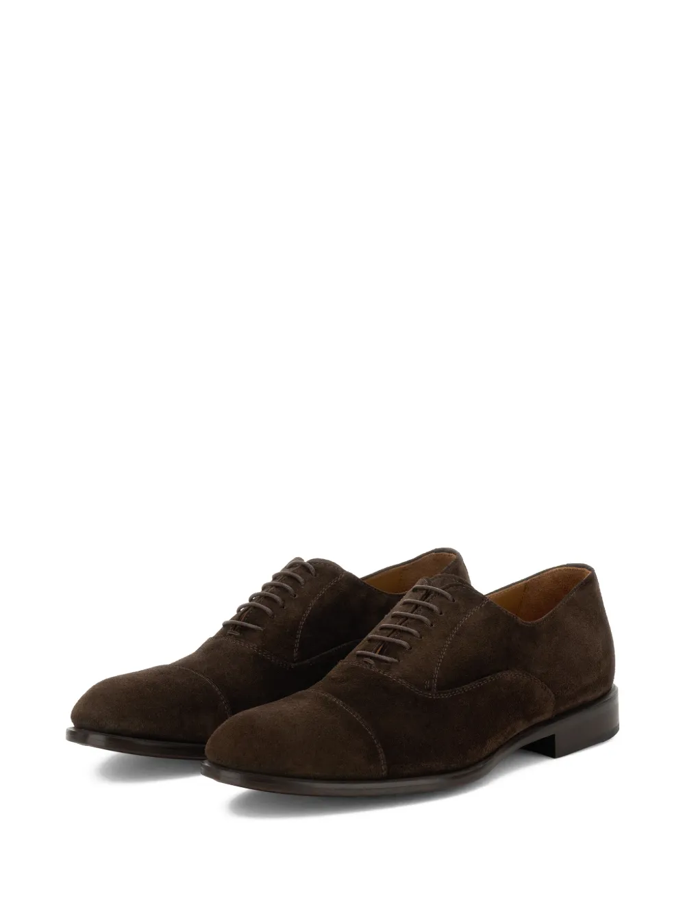 Boggi Milano suede Oxford shoes Bruin