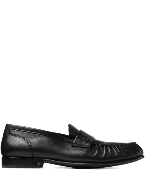 Jimmy Choo Ellis logo-plaque loafers