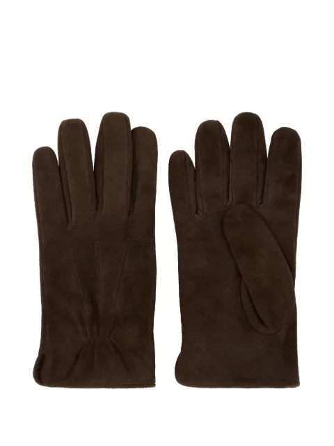 Boggi Milano Suede Leather Gloves
