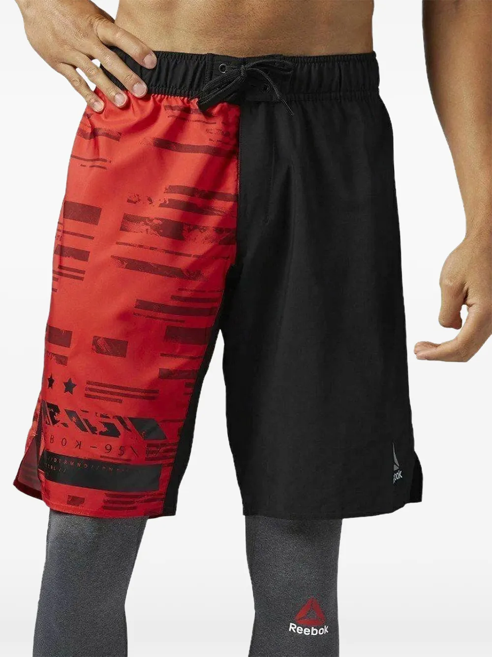 Reebok Workout Ready graphic board shorts - Red