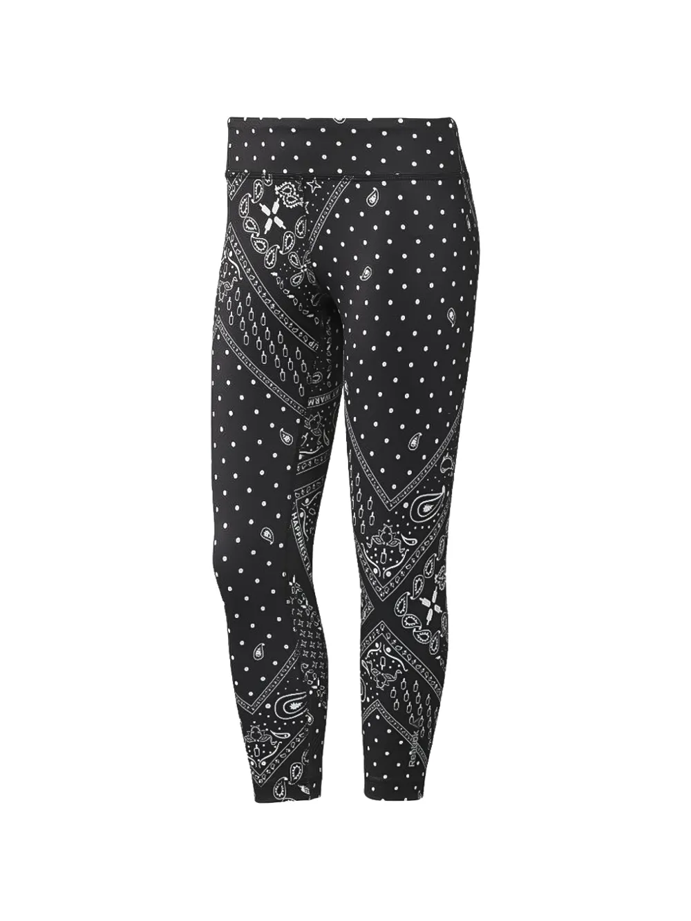 Reebok Leggings con stampa - Nero