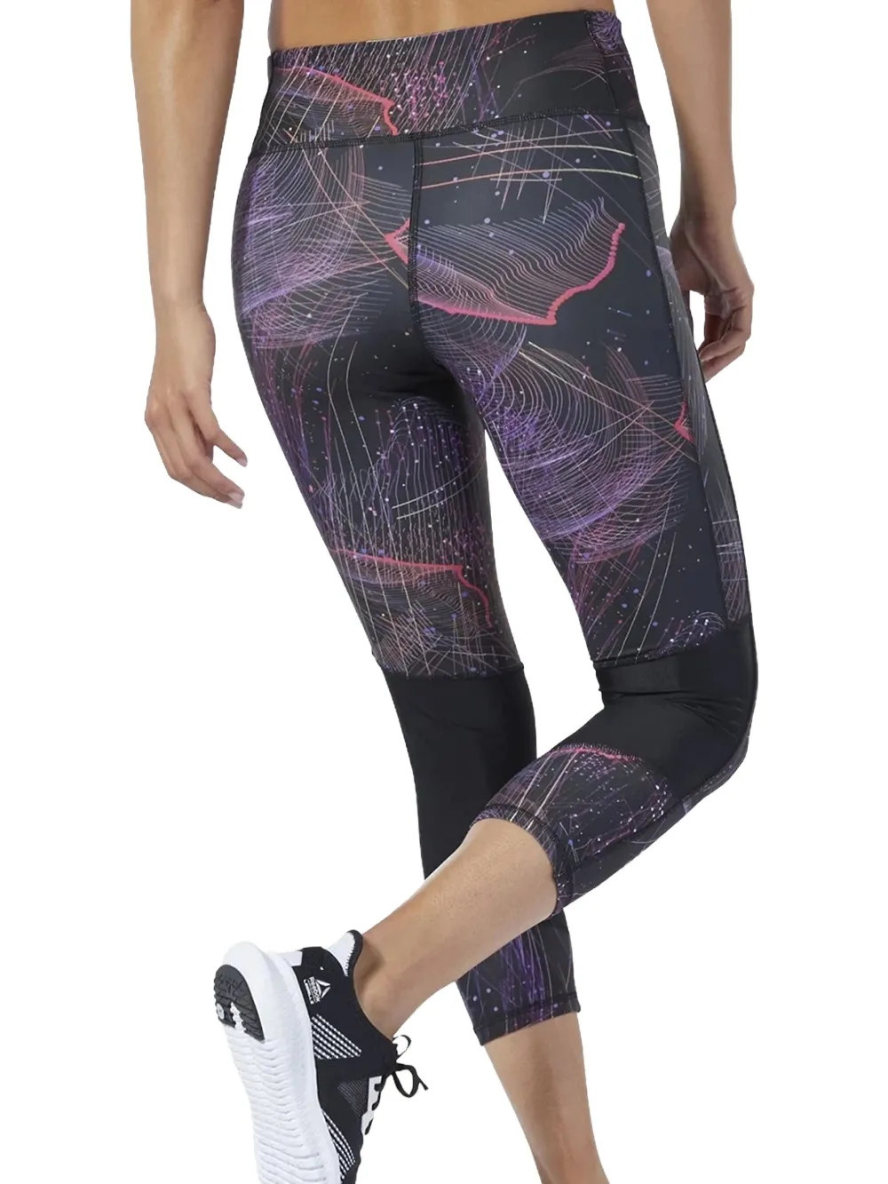 Reebok One Series Running 3/4 Leggings - Schwarz