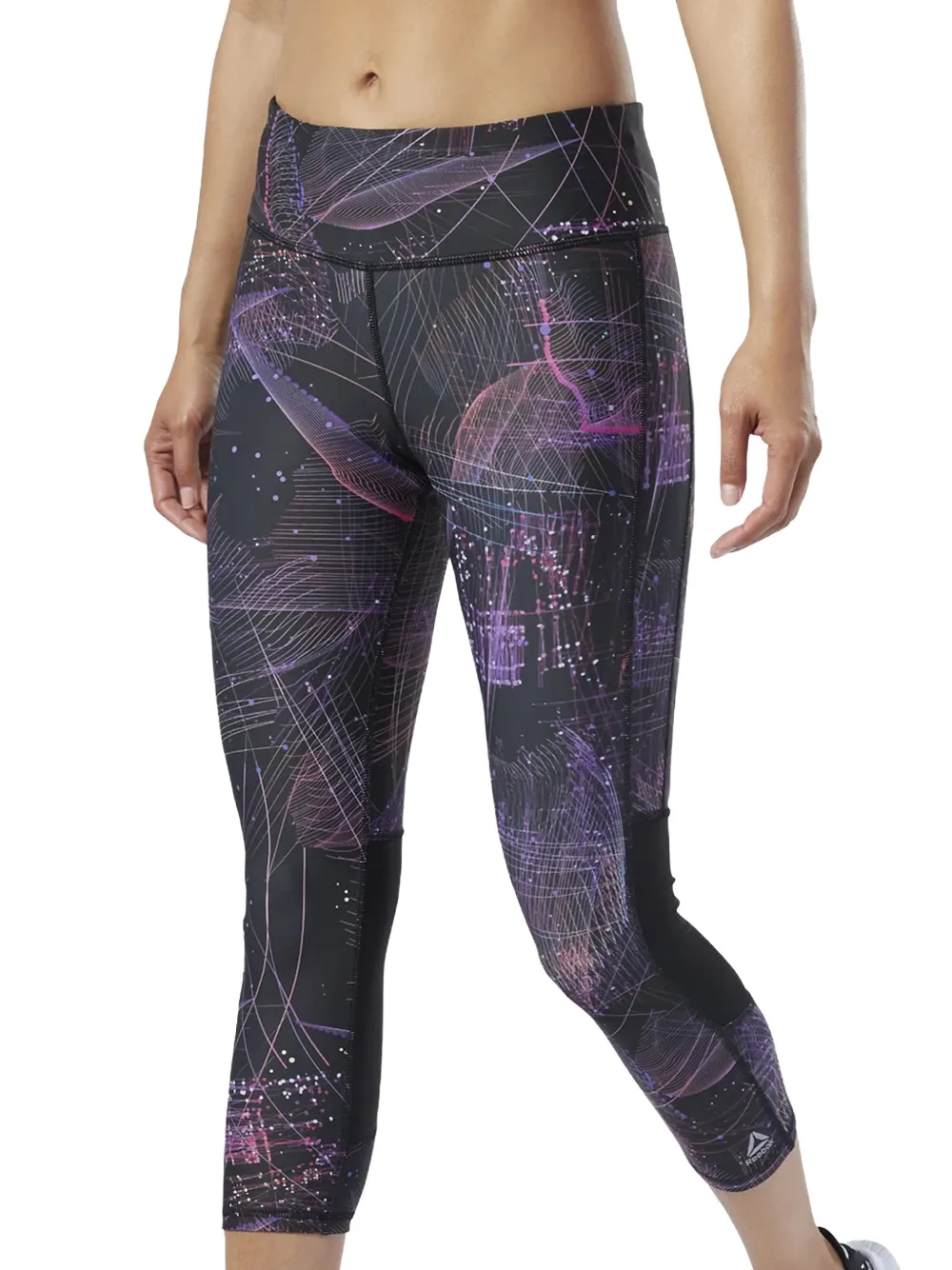 Reebok One Series Running 3 4 legging Zwart