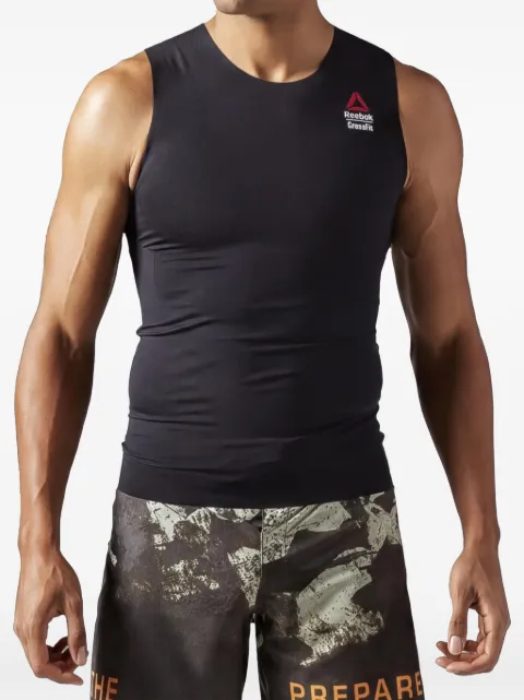 Reebok rear-print sleeveless tank top