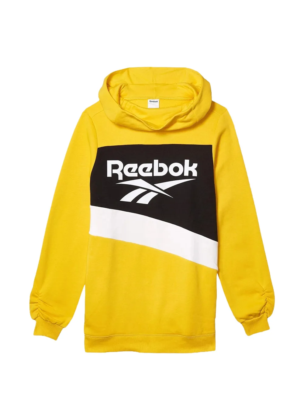 Reebok Abito corto con cappuccio - Giallo