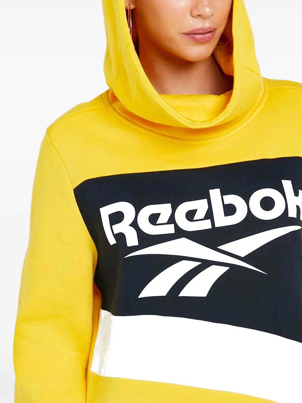  Reebok Hooded Mini Dress - Yellow 