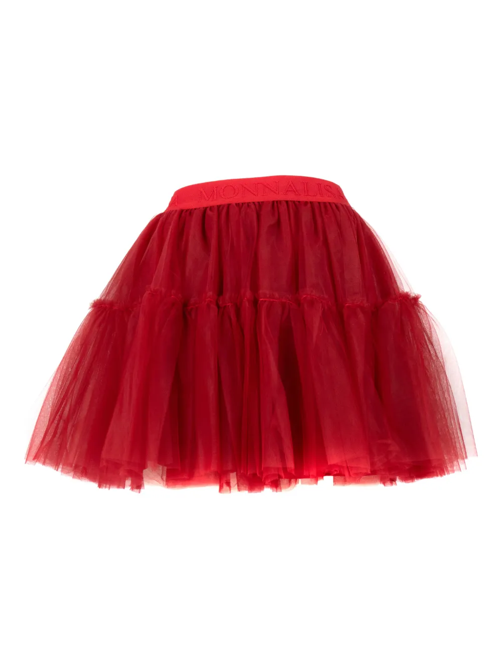 Monnalisa Kids' Logo-detail Skirt In Red