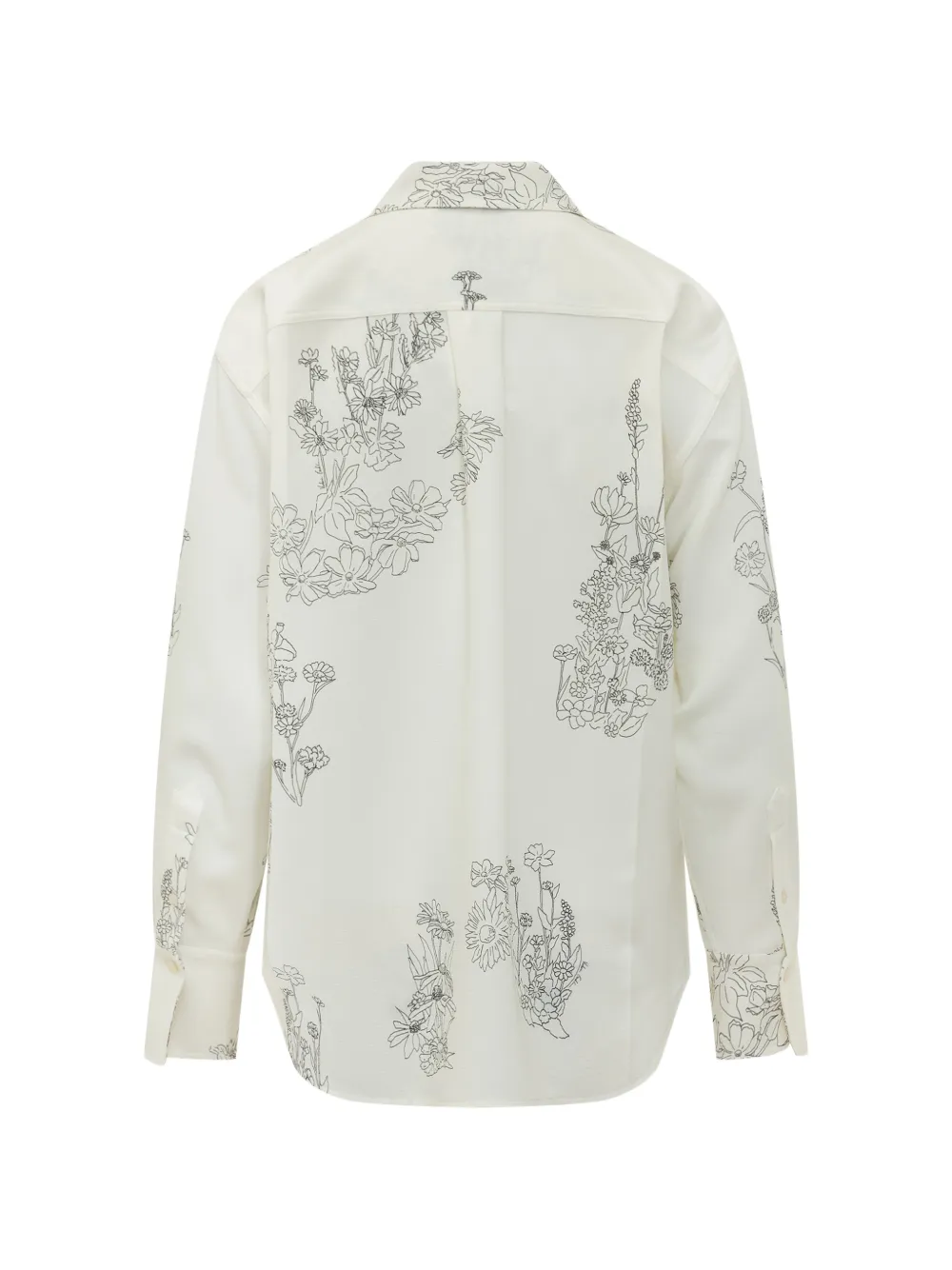 Victoria Beckham floral pyjama shirt - Beige