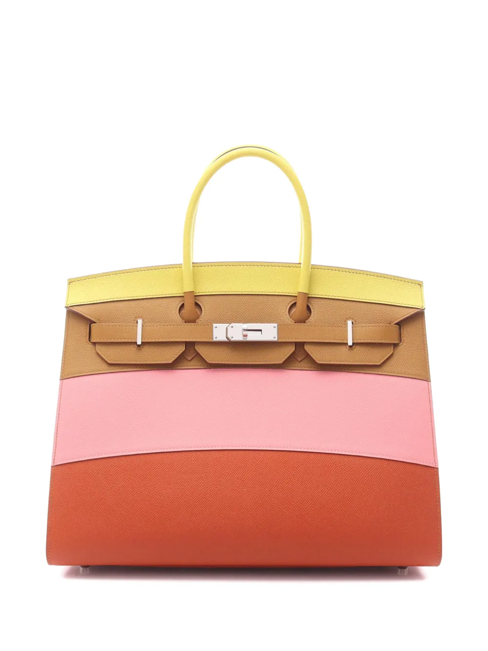 Hermès Pre-Owned 2021 Epsom Birkin Sellier 35 handbag - Multicolour