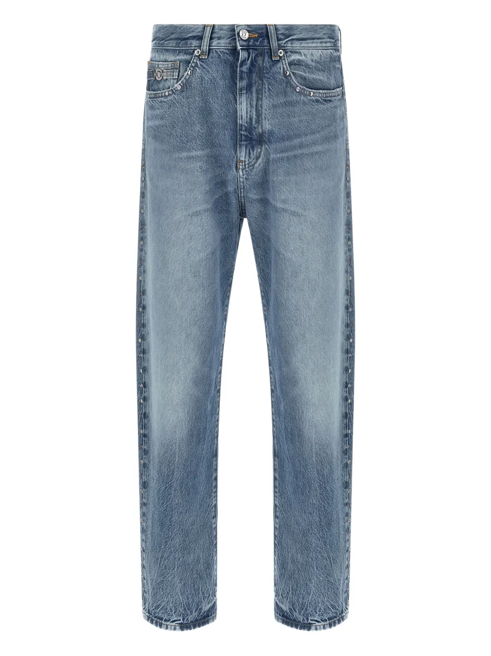 Versace studded jeans - Blu