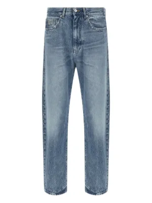 FENDI faded-effect five-pocket Jeans | Blue | FARFETCH ID