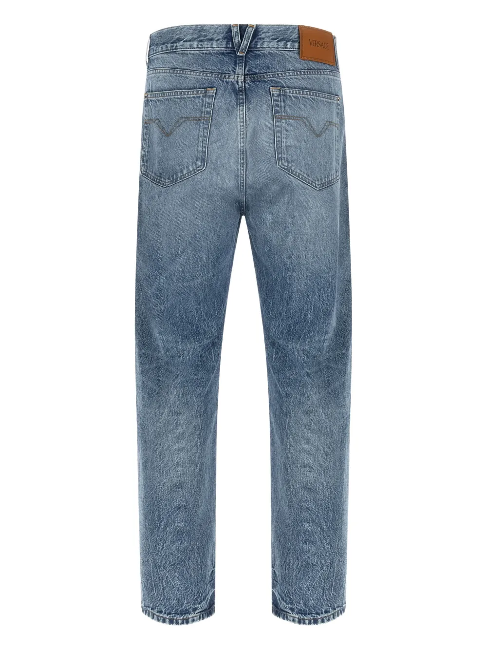 Versace studded jeans - Blauw