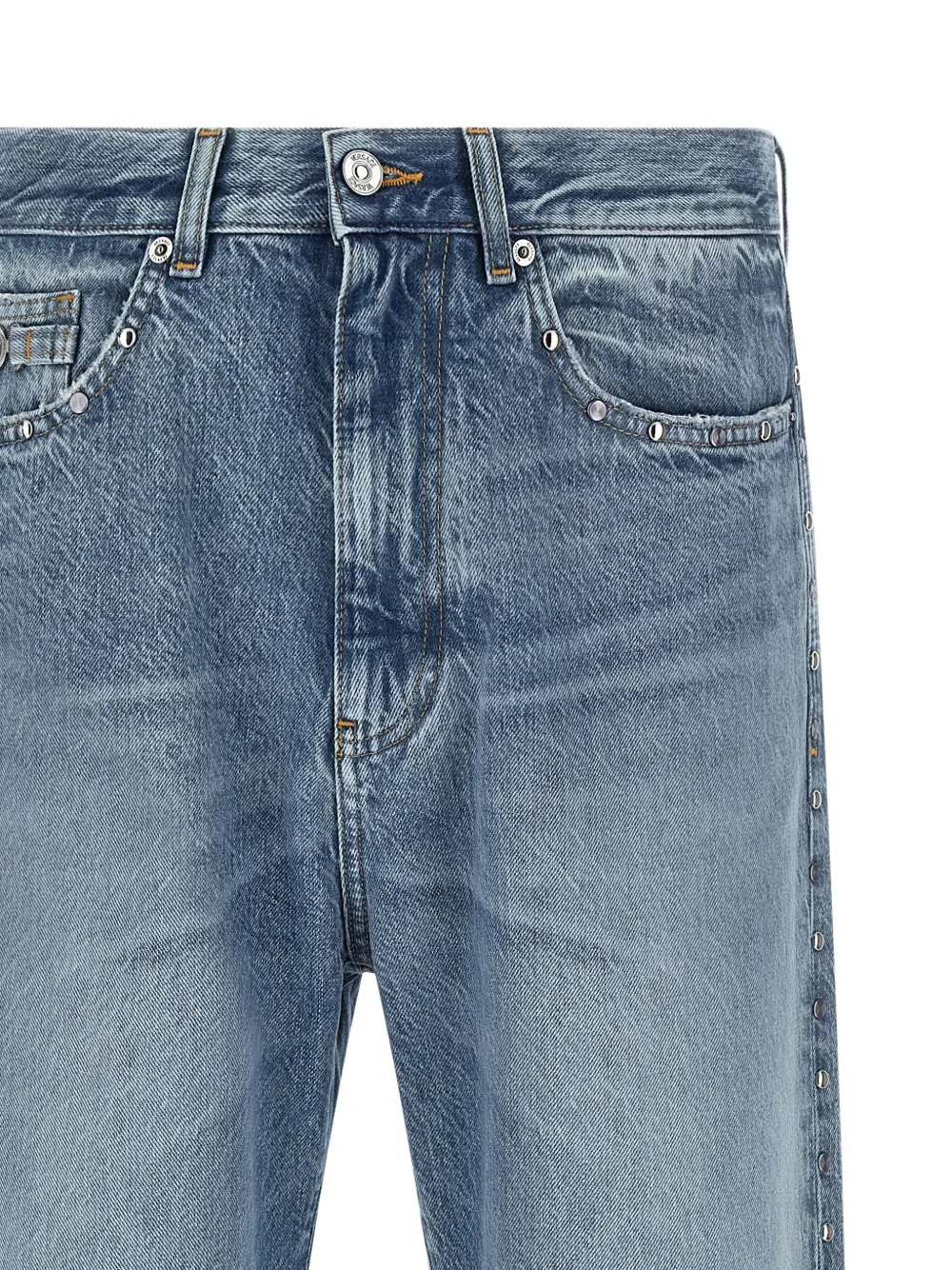 Versace Jeans met studs Blauw