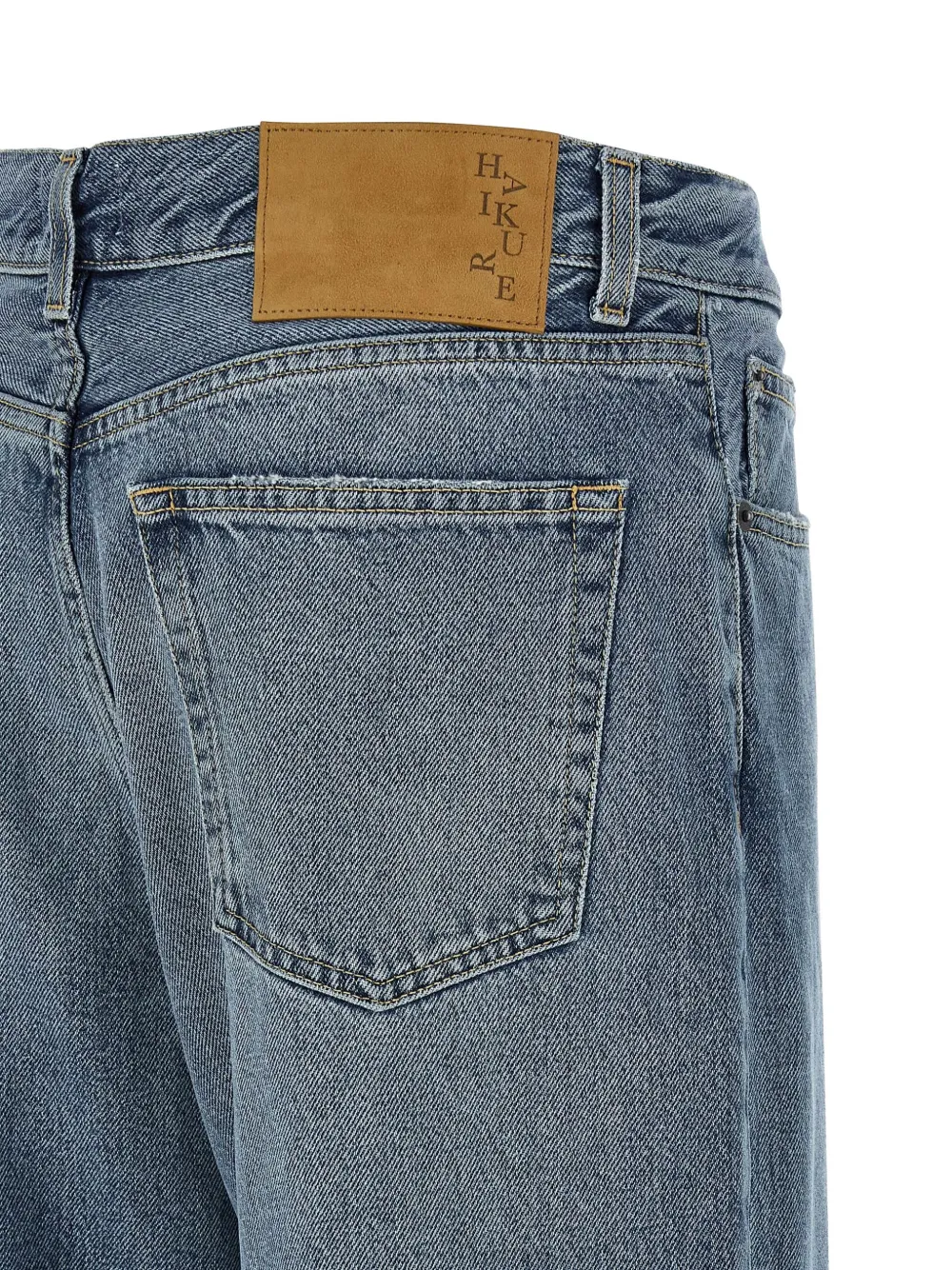 Haikure Korea Nordic jeans met vijf zakken Blauw