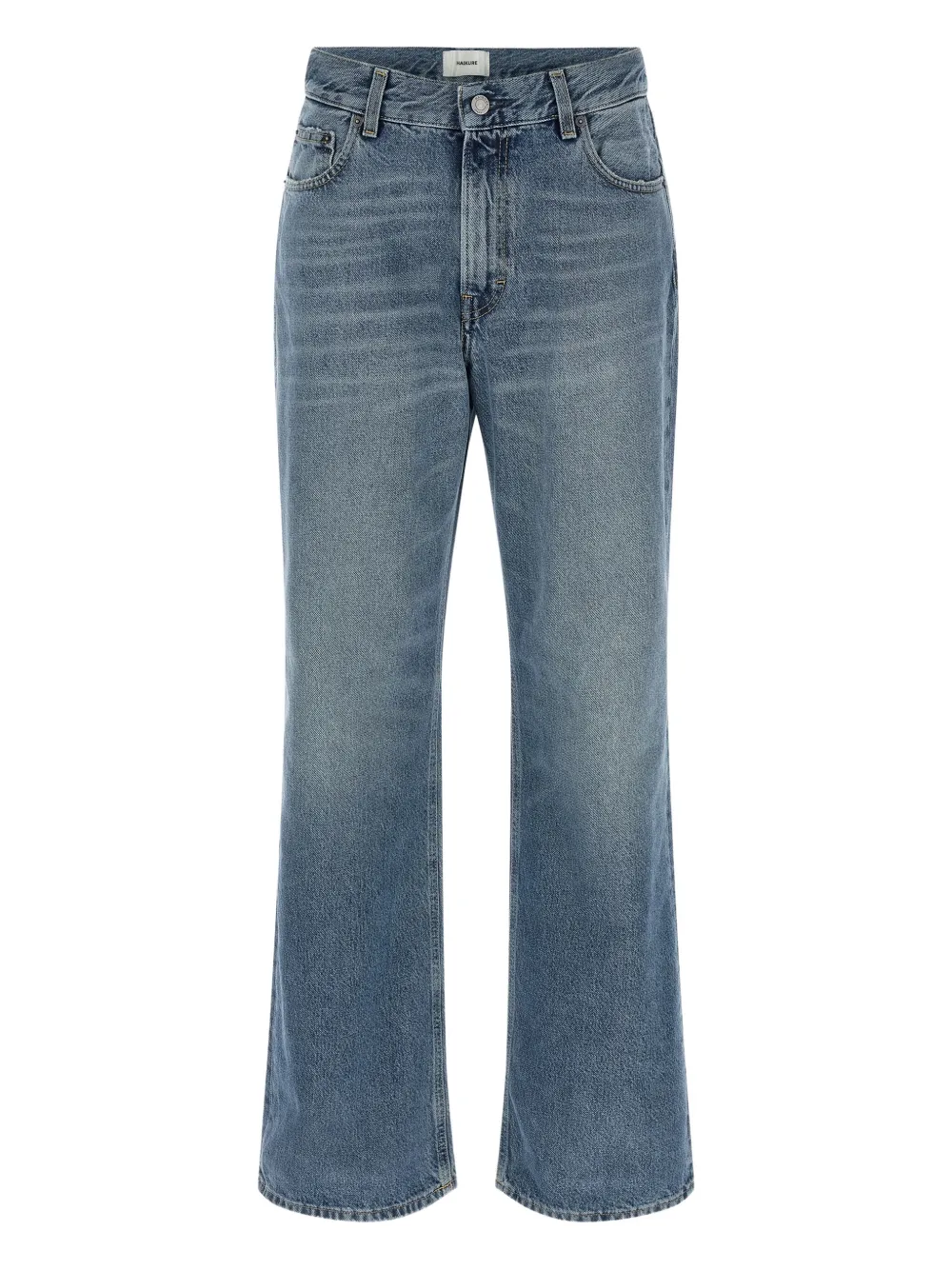 Haikure Korea Nordic blue five-pockets jeans