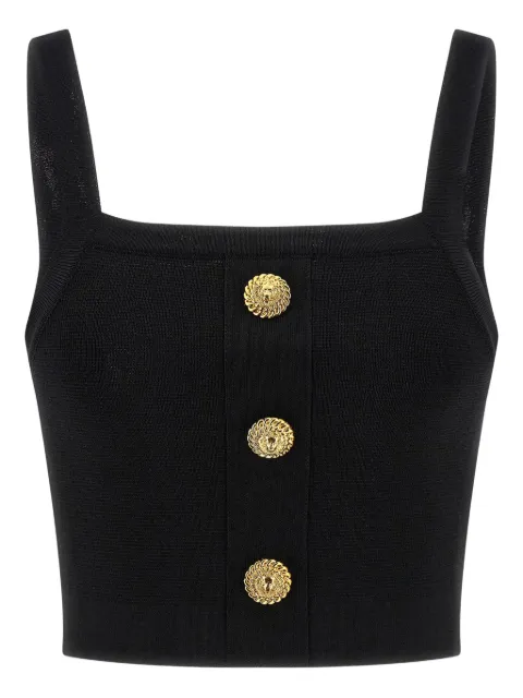 Balmain top con detalle de botones