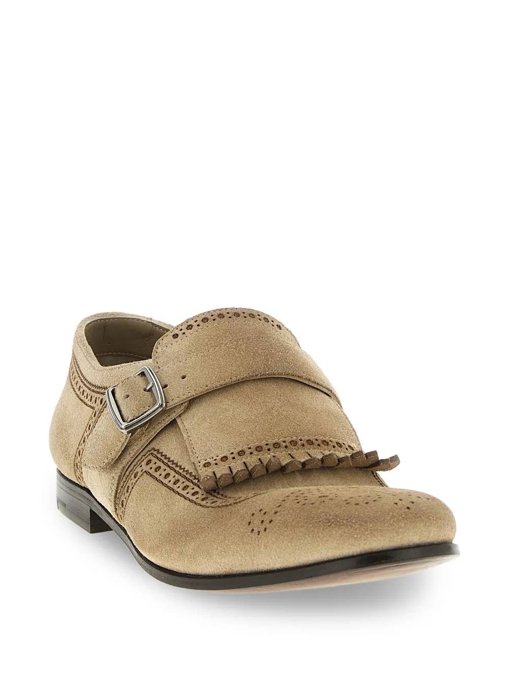Church's Shangai loafers met gesp en franje Beige