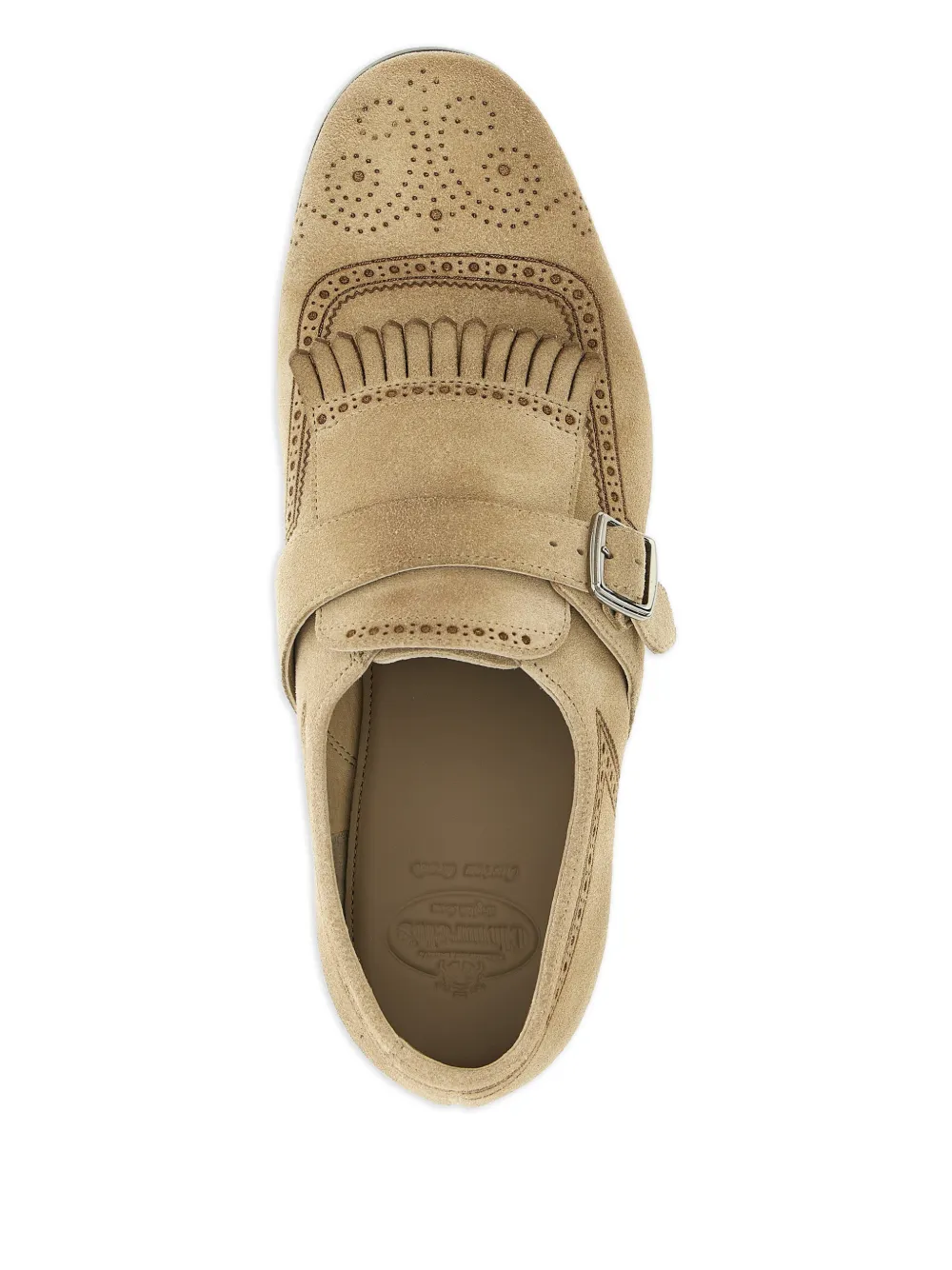 Church's Shangai loafers met gesp en franje Beige