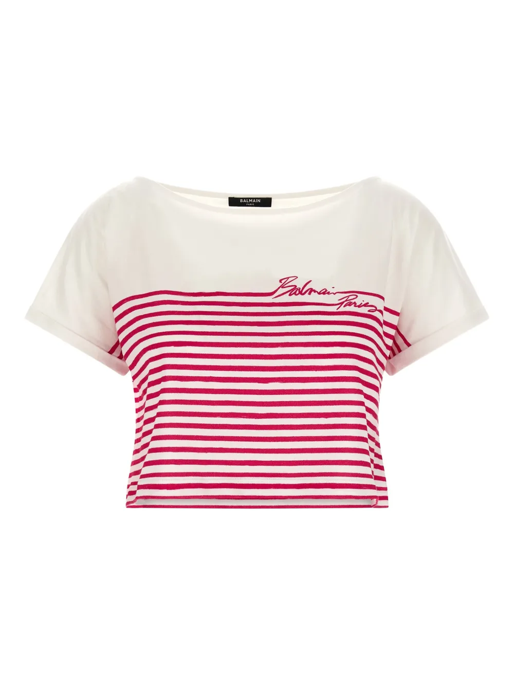 Balmain Marinière striped T-shirt - Bianco