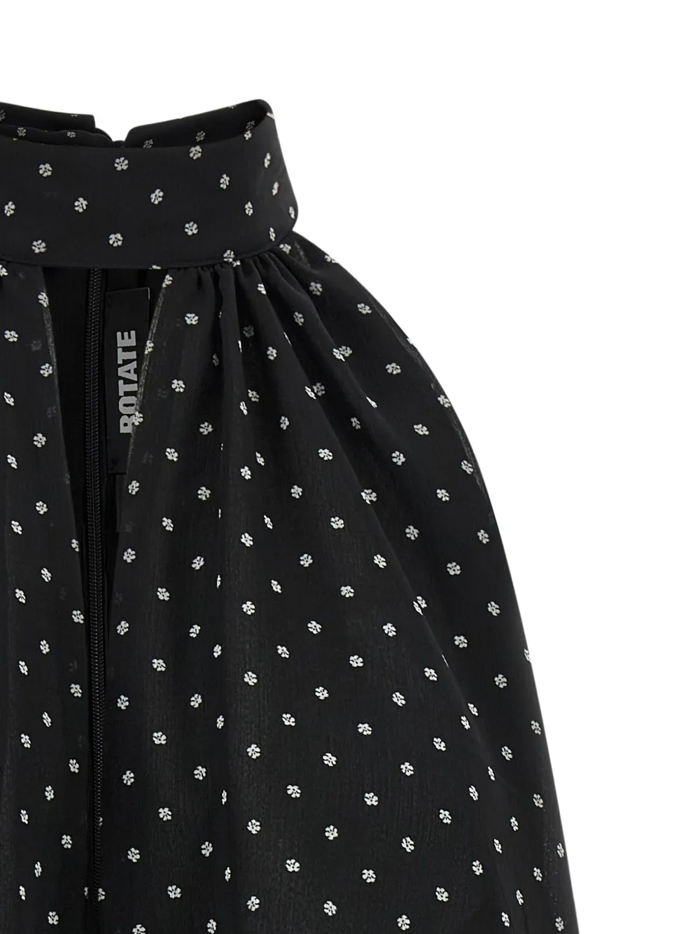  Rotate Birger Christensen Halterneck Bow Top - Black 