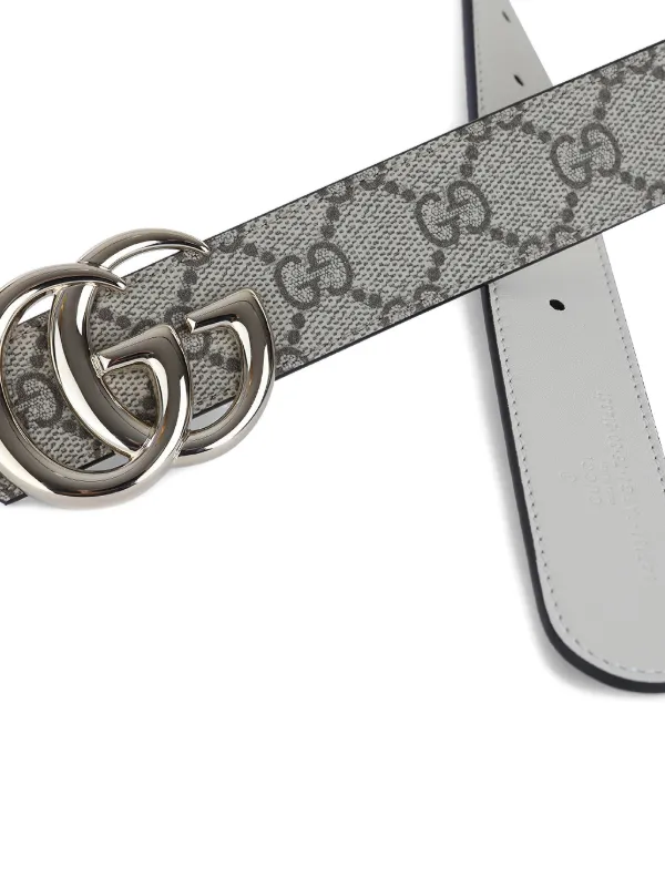 Gucci Monogram Buckle Belt | Neutrals | FARFETCH