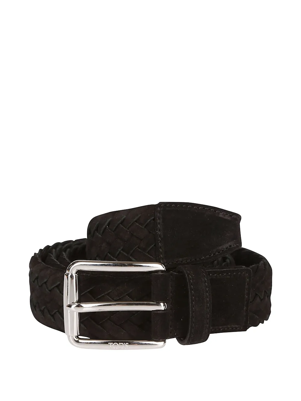 Tod's Gevlochten riem - Zwart