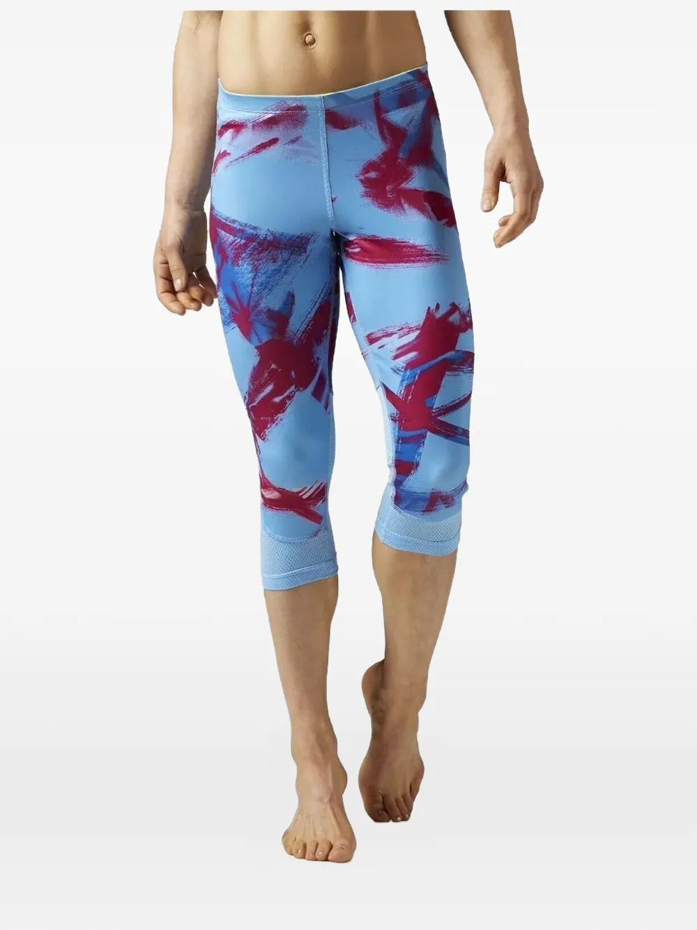 Reebok Leggings Essentials con stampa - Blu