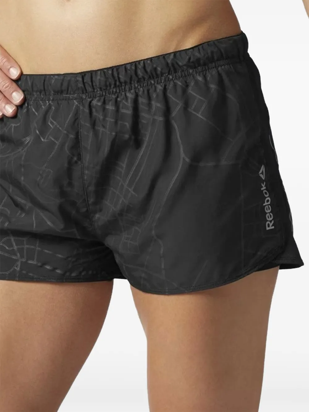 Reebok Shorts con vita elasticizzata - Nero