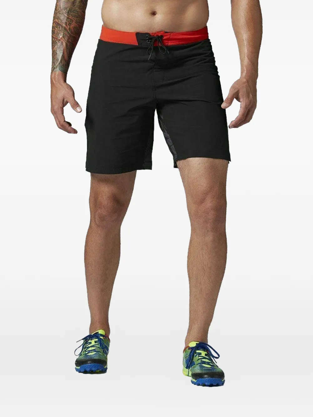 Reebok Shorts Spartan Mud con coulisse - Nero