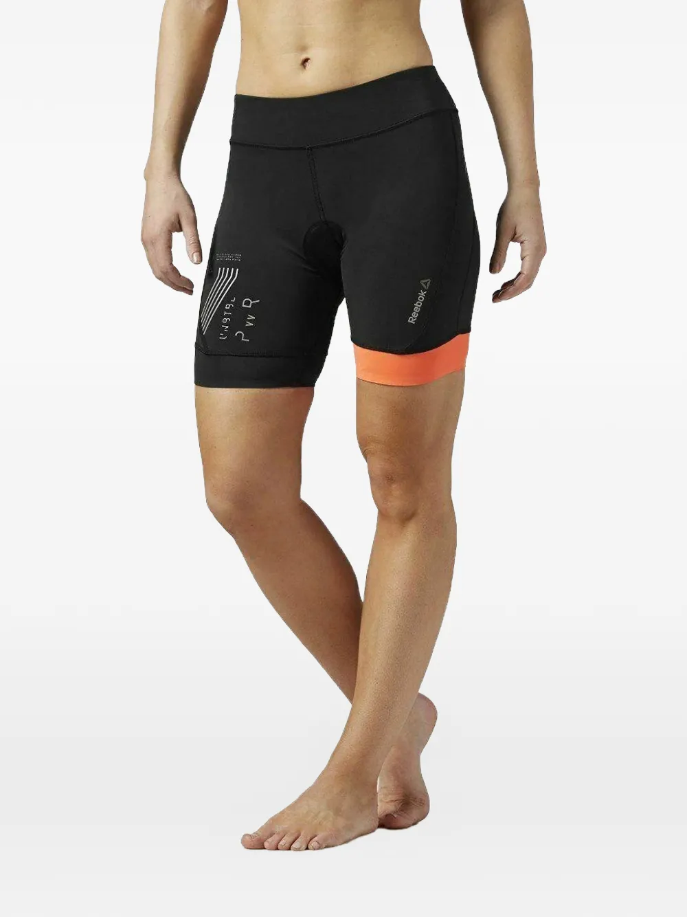 Reebok Shorts con logo - Nero