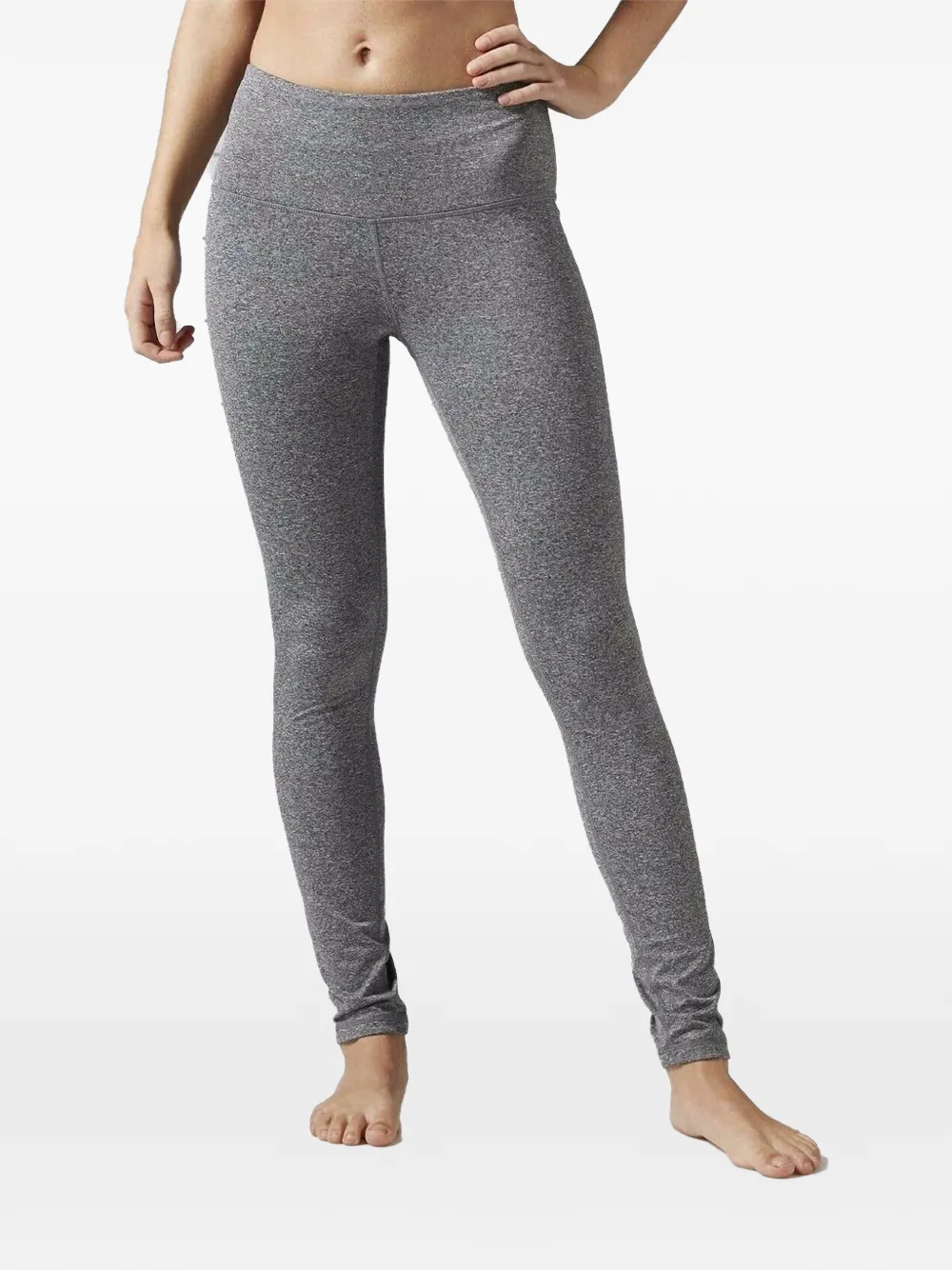 Reebok Leggings mit Ziernähten - Grau