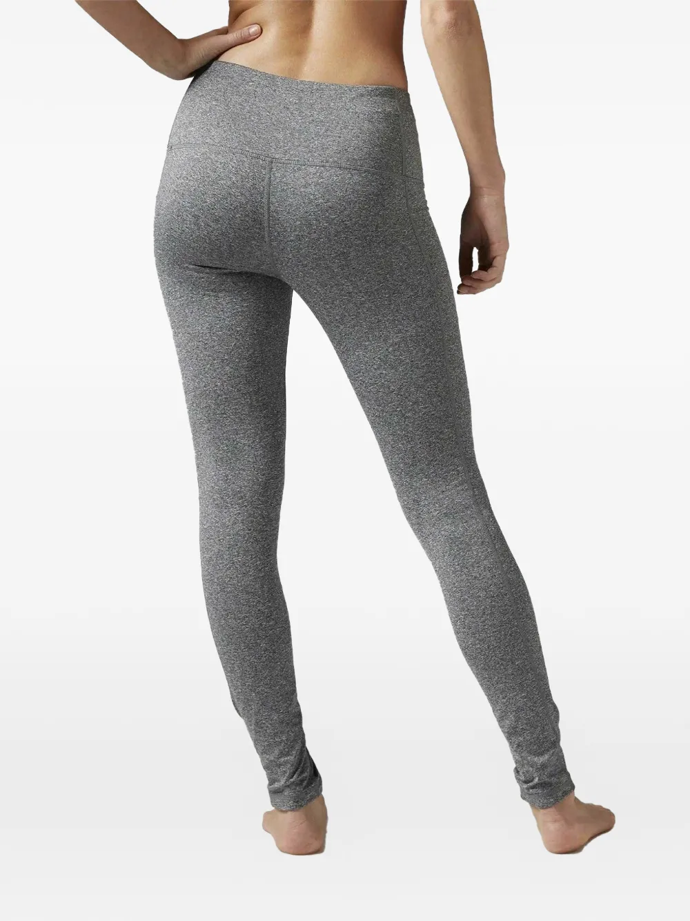  Reebok Tonal-topstitching Leggings - Grey 