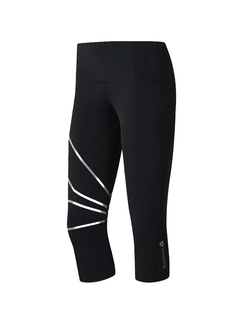 Reebok OSR Cropped-Leggings - Schwarz