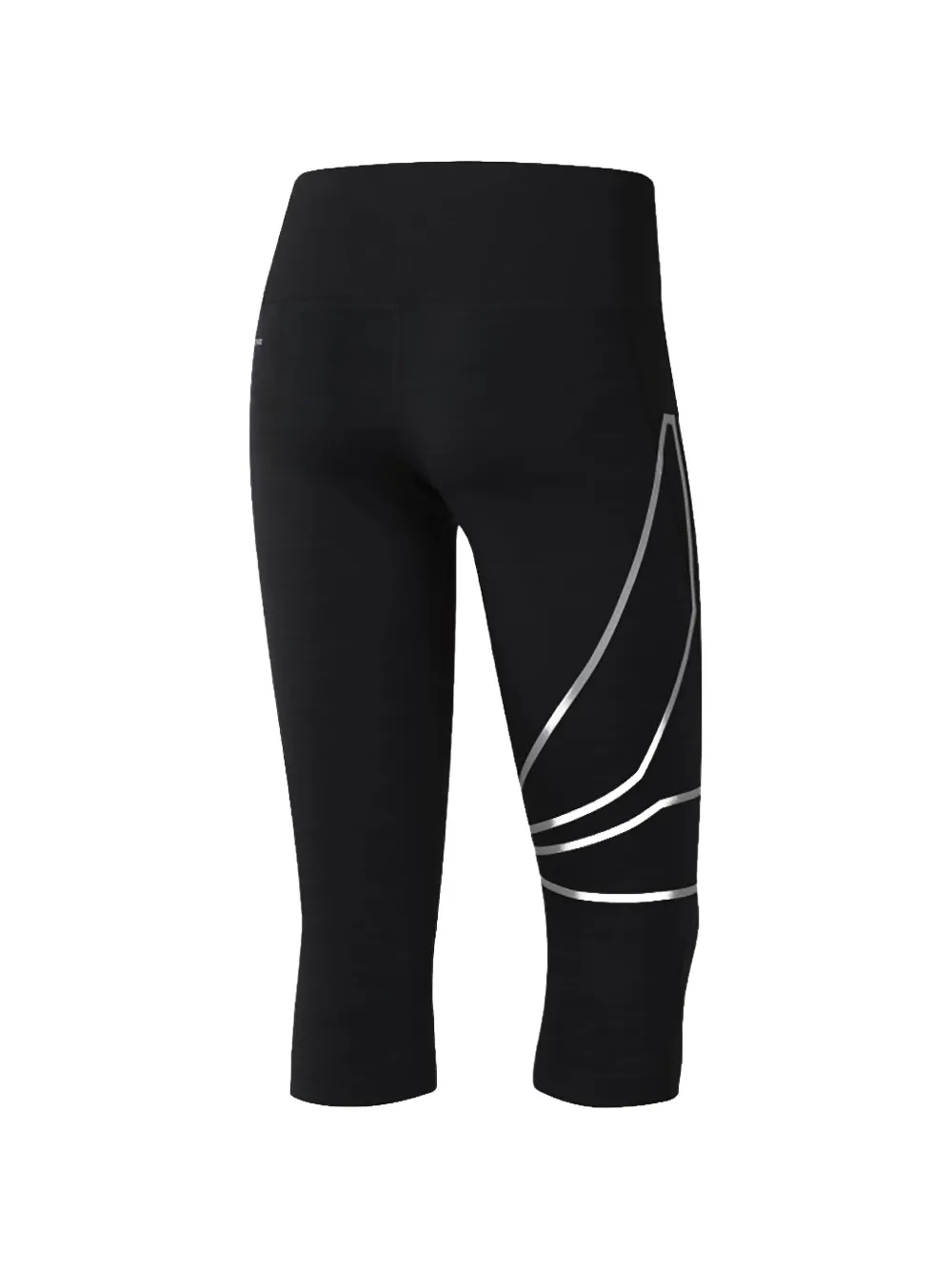  Reebok Osr Capri Cropped Leggings - Black 