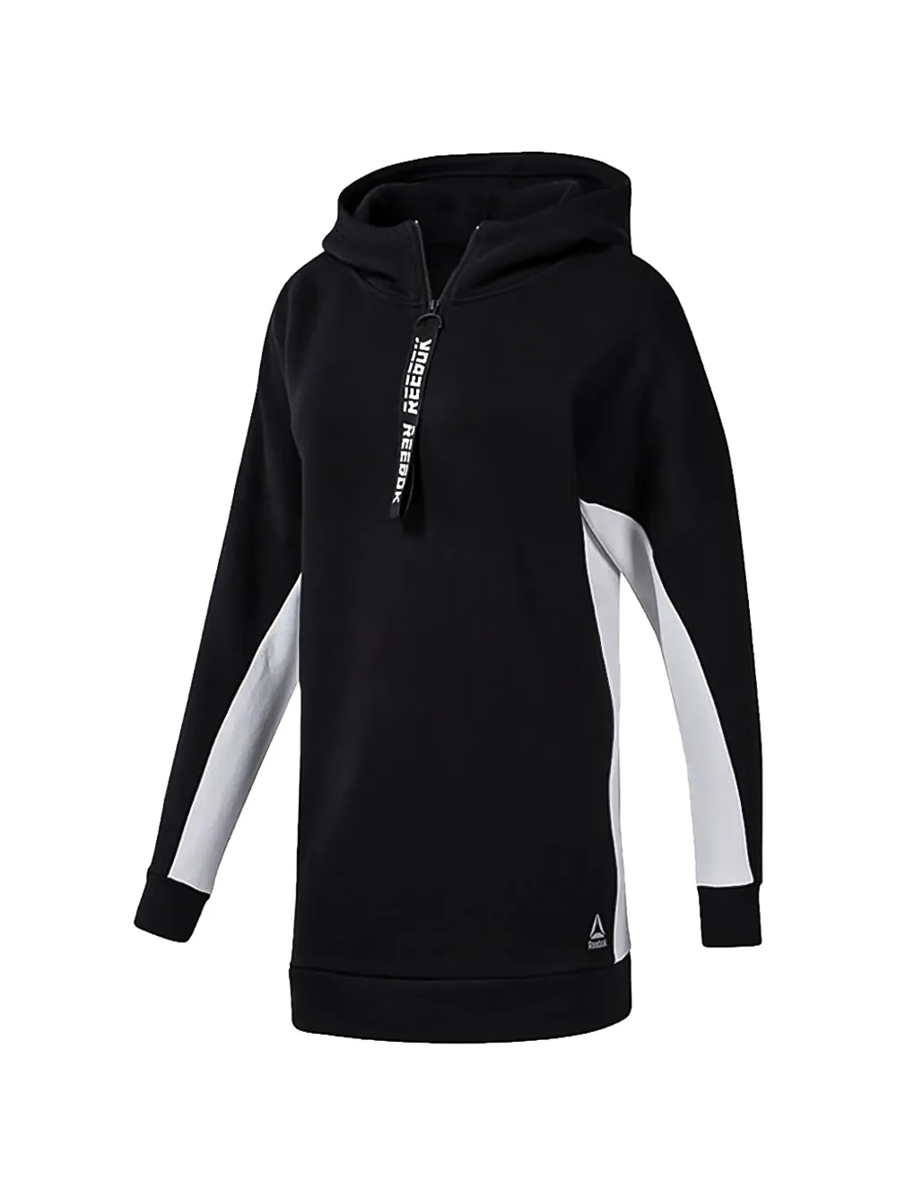 Reebok Felpa Workout Ready con mezza zip - Nero