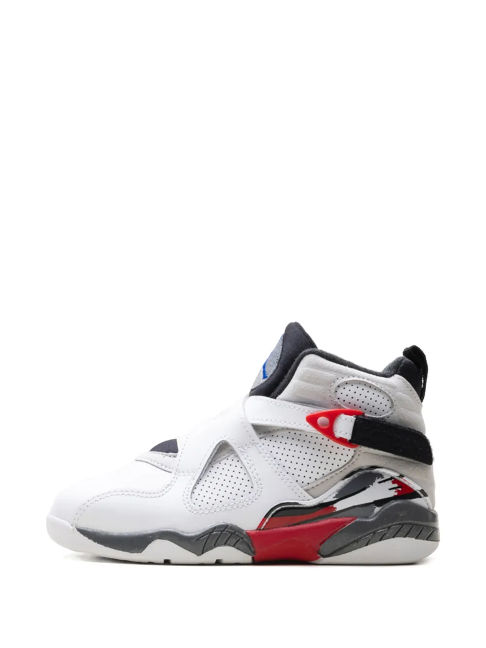 Jordan Kids 8 Retro PS touch-strap sneakers Wit