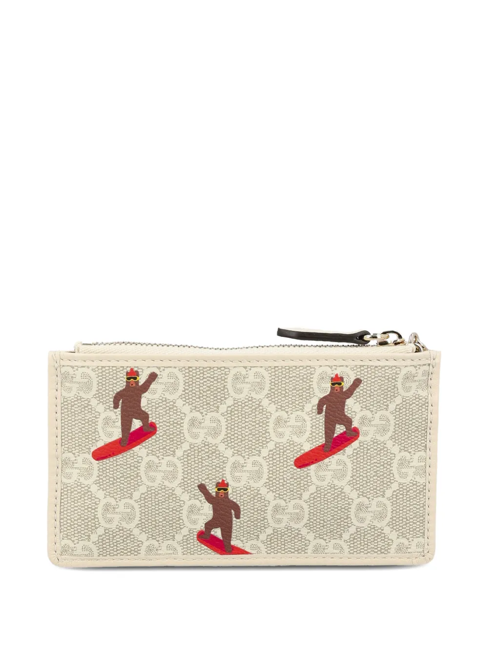 Gucci zip-fastening wallet - Beige