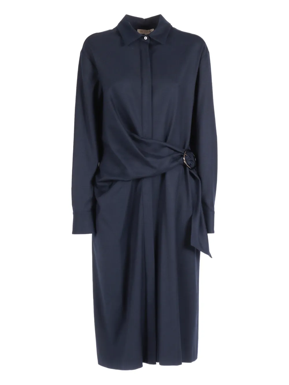 Antonelli buckle-detail shirt dress - Blue