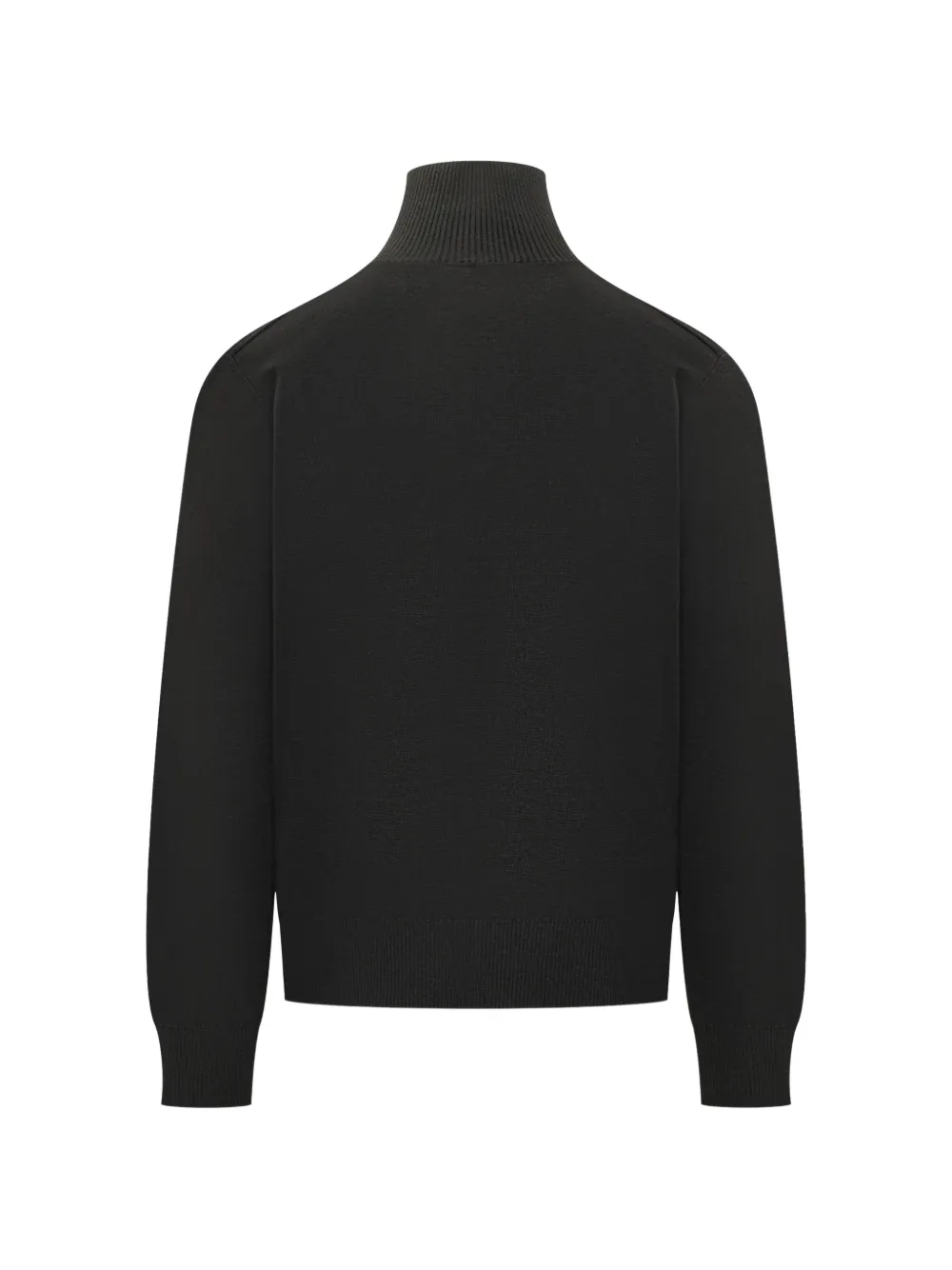 Burberry Trui met argyle patroon en rits Zwart
