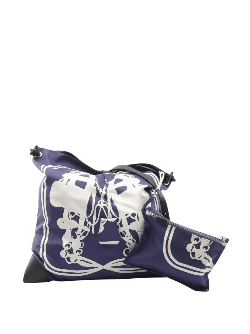 Hermès Pre-Owned 2019 Brides De Gala Silky City MM shoulder bag - Blue