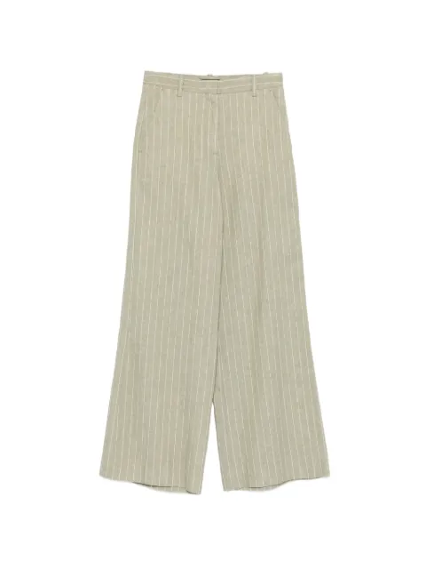 Maje striped straight trousers
