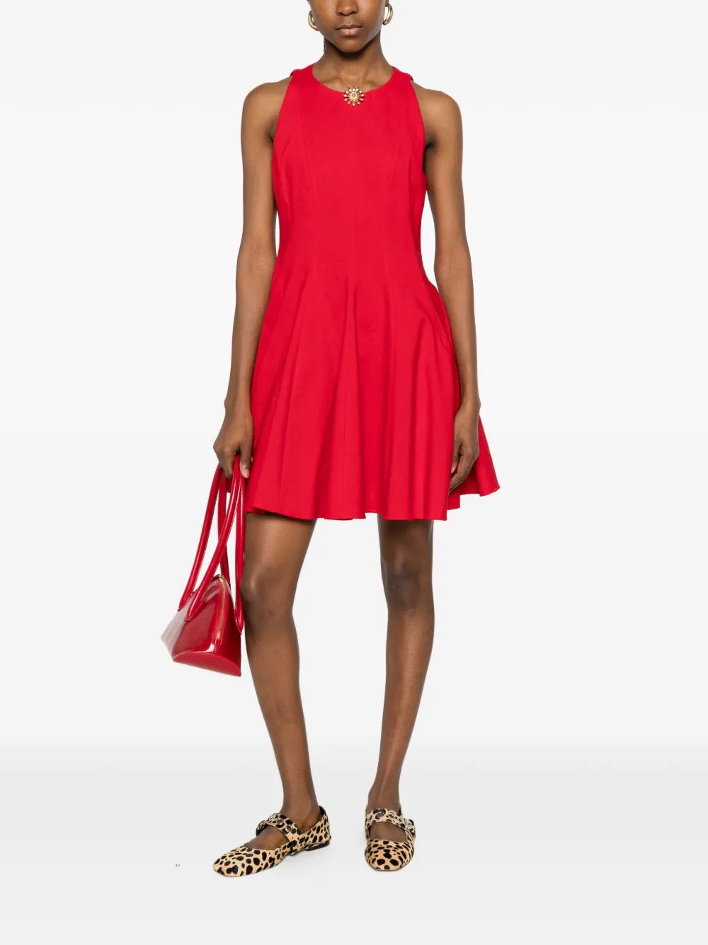  Maje A-line Mini Dress - Red 