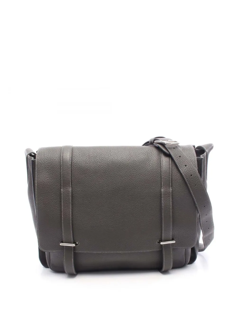 Hermès Pre-Owned 2004 Taurillon Clemence Steve Caporal 35 shoulder bag | Grey | Image 1