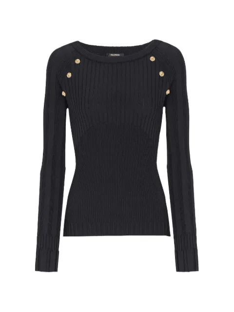Balmain suéter con tres botones