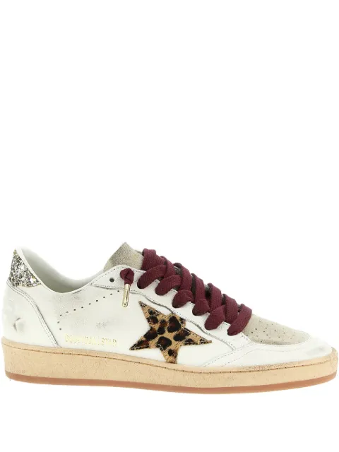 Golden Goose star-patch leather sneakers