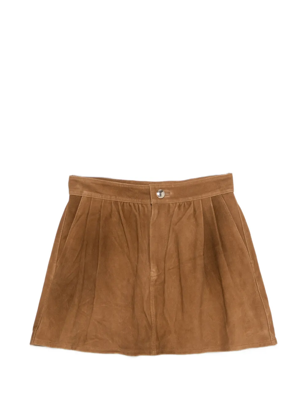 Maje suede mini skirt - Marrone