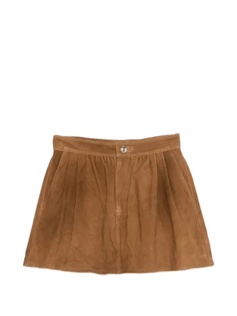Maje suede mini skirt